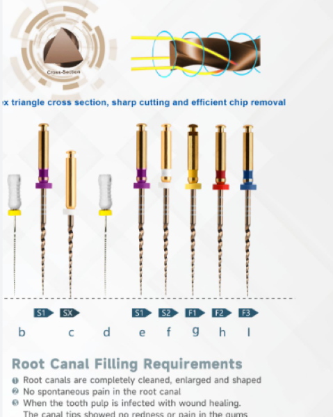  فایل روتاری دنکو بلو یک ابزار تخصصی درمان ریشه با کیفیت بالا است که برای پاکسازی و شکل‌دهی کانال‌های ریشه طراحی شده است 