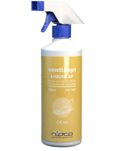  محلول ضدعفونی کننده سطوح الکلی ونتیسپت لیکوئید ای اف نیپکو سطح بالا مخصوص ابزار دندانپزشکی 
