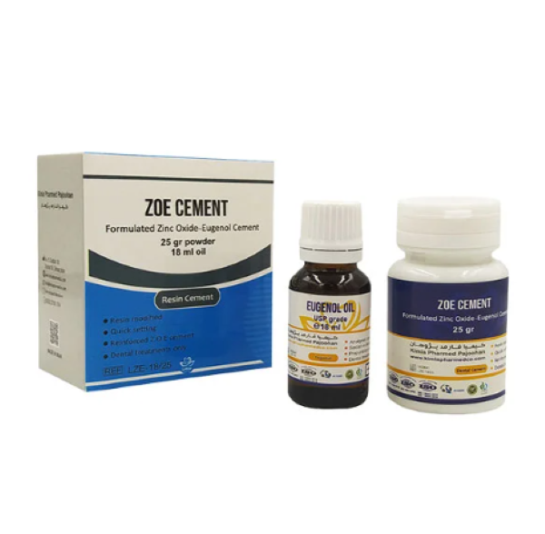  سمان زینک اکساید اوژنول لوتوس Z.O.E سمان موقت دندانپزشکی 