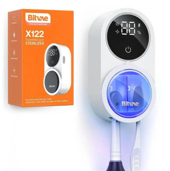  جامسواکی و ضدعفونی کننده مسواک بیتوی X122 نمایشگر LED هوشمند 