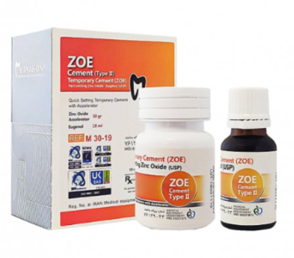  سمان موقت زینک اکساید اوژنول مروابن zoe 