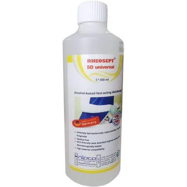  محلول ضدعفونی کننده سطوح غیر الکلی ریوسپت دبلیو دی پلاس نیپکو یک محلول ضدعفونی‌کننده سطوح 