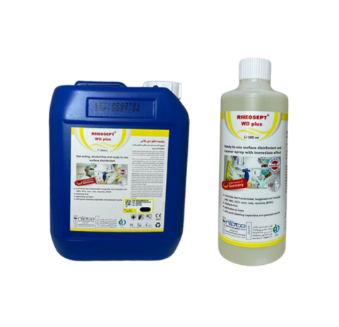 محلول ضدعفونی کننده سطوح غیر الکلی ریوسپت دبلیو دی پلاس نیپکو (Rheosept WD Plus) - محافظتی ایمن برای تمام سطوح 
