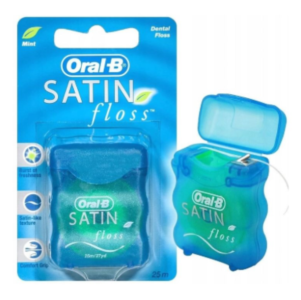  نخ دندان اورال‌بی ساتین (Oral-B Satin Floss) 