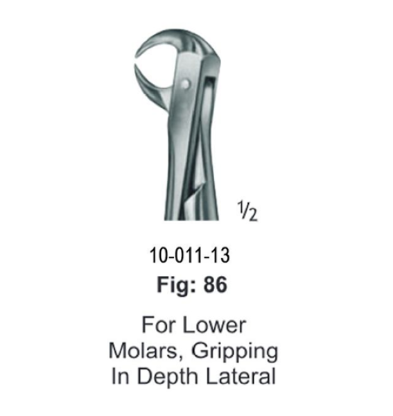  فورسپس کاهورن پایین دو طرف جویا (JUYA Forceps Lower Molars Gripping In Depth Lateral) 