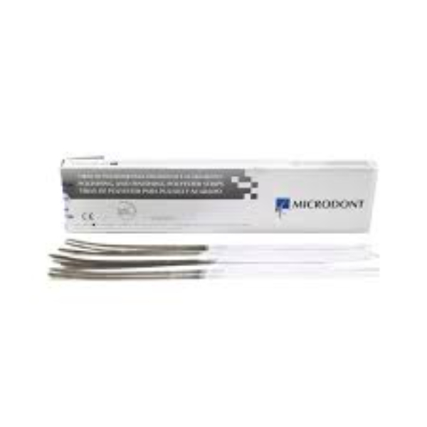 نوارهای پرداخت میکرودانت Microdont Polishing Strips  راهکار حرفه‌ای برای پرداخت بین دندانی