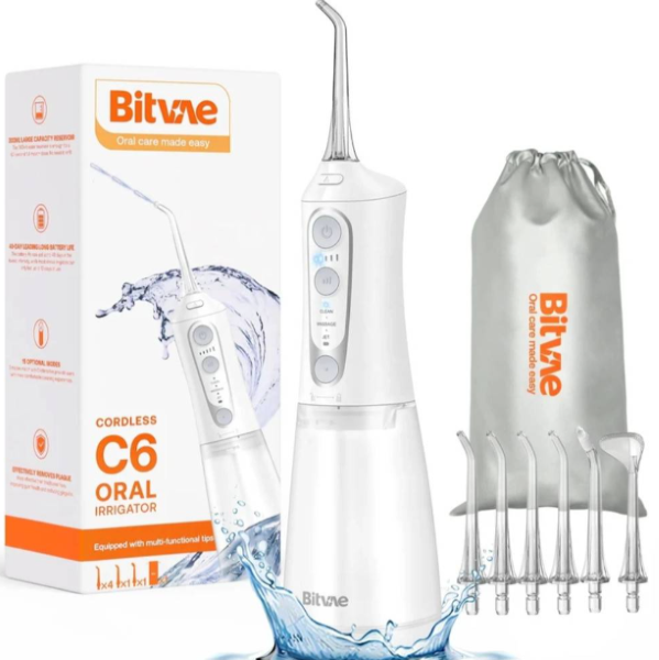  واترجت C6 بیتوی Bitvae - همیار هوشمند شست‌وشوی سلامت دهان و دندان 