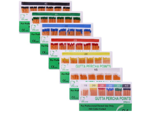 کن گوتا پرکا متا بایومد ۶٪ (Meta Biomed Gutta Percha Cones) - پوینت‌های استاندارد پرکردن کانال ریشه