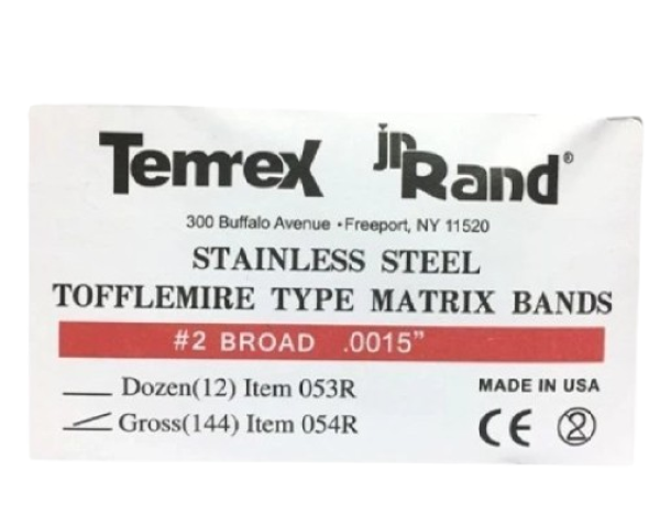  وار ماتریکس تمرکس شماره ۲ بال دار یک سیستم ماتریکس با طراحی ویژه برای ترمیم‌های کلاس II در دندان‌های خلفی ا 