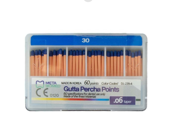  کن گوتا پرکا متا بایومد ۶٪ Meta Biomed Gutta Percha Cones 
