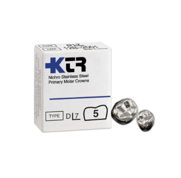  تاج استیل ضدزنگ کودکان (KTR Nichro SS Crown) 