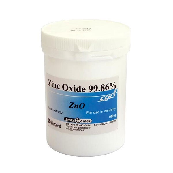  زینک اکساید گلچای (Golchai Zinc Oxide Powder) - پودر خالص دندانپزشکی با درجه دارویی 