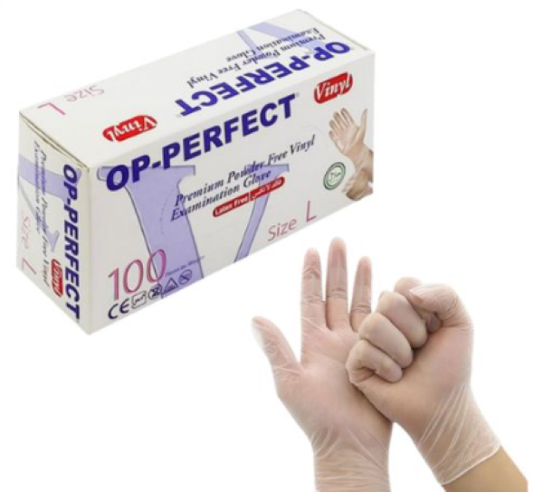  دستکش ونیل اپی پرفکت (Vinyl Examination Glove) - دستکش معاینه یکبار مصرف 