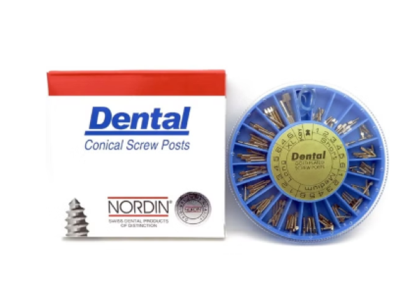  پین داخل کانال آسورت نوردین (Conical Screw Posts Nordin) - پایه‌ای مطمئن برای بازسازی دندان 
