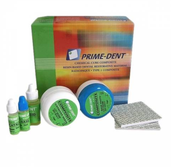  کیت کامپوزیت سلف پرایم دنت شامل دو خمیر 15 گرمی دو سرنگ 3 میلی‌لیتری 