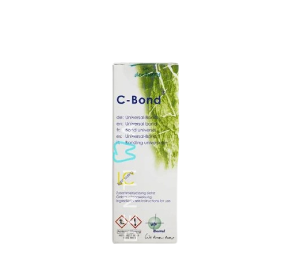  C-BOND یک باندینگ جهانی (Universal Bonding) با فناوری پیشرفته است که چسبندگی قوی و پایدار به مینا و عاج دندان ایجاد می‌ک 