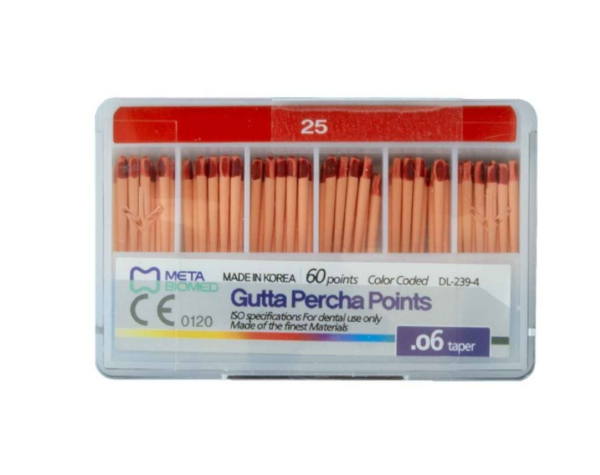 کن گوتا پرکا متا بایومد ۶٪ (Meta Biomed Gutta Percha Cones) 